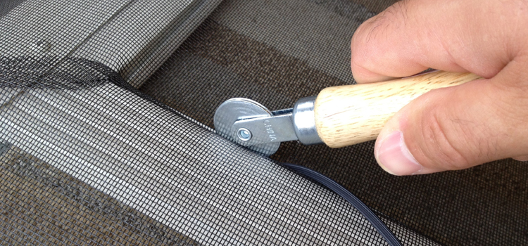 metal screen door repair in Muscoy